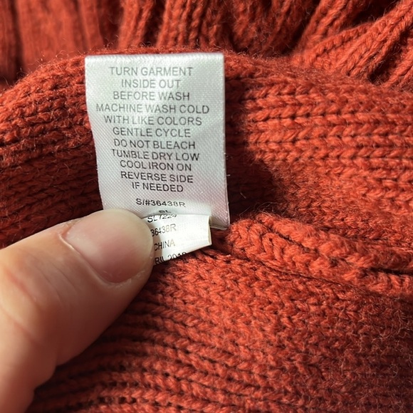 Liv Sweater Dress ~Orange~size L - Picture 9 of 11